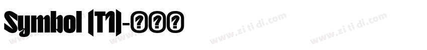 Symbol (T1)字体转换